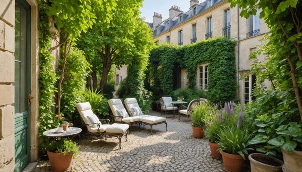 Hébergement à paris 6 : découvrez le jardin caché
